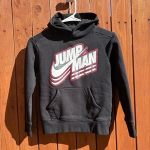 Air Jordan Black and White Jumpman Pullover Hoodie (S-8/10)